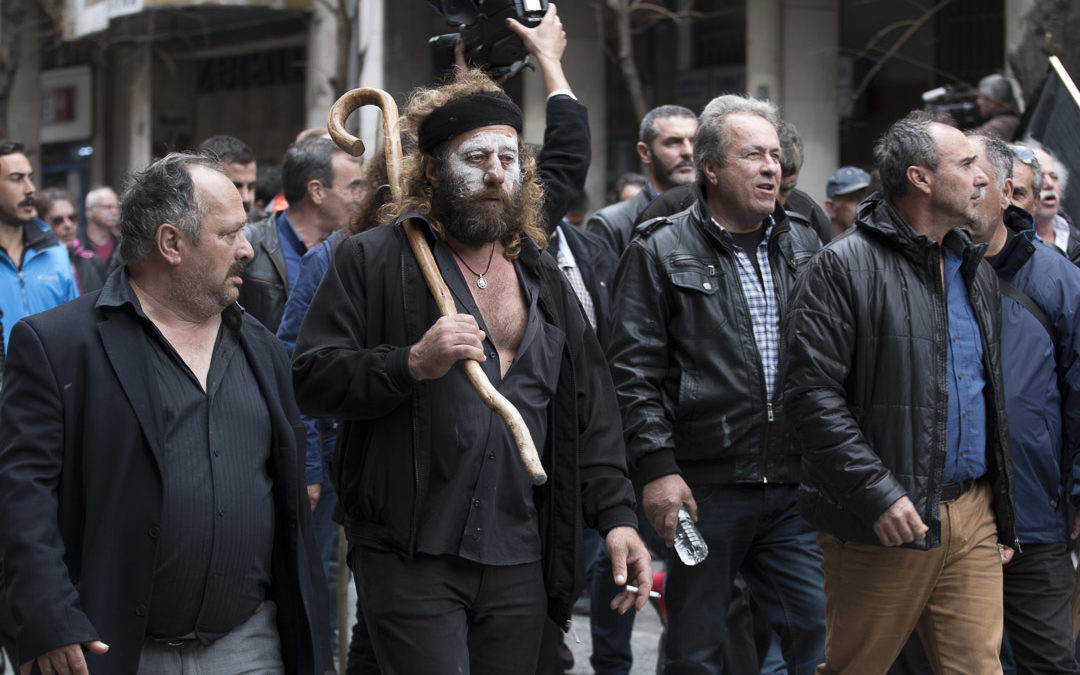 Οι αγρότες της Κρήτης στην Αθήνα